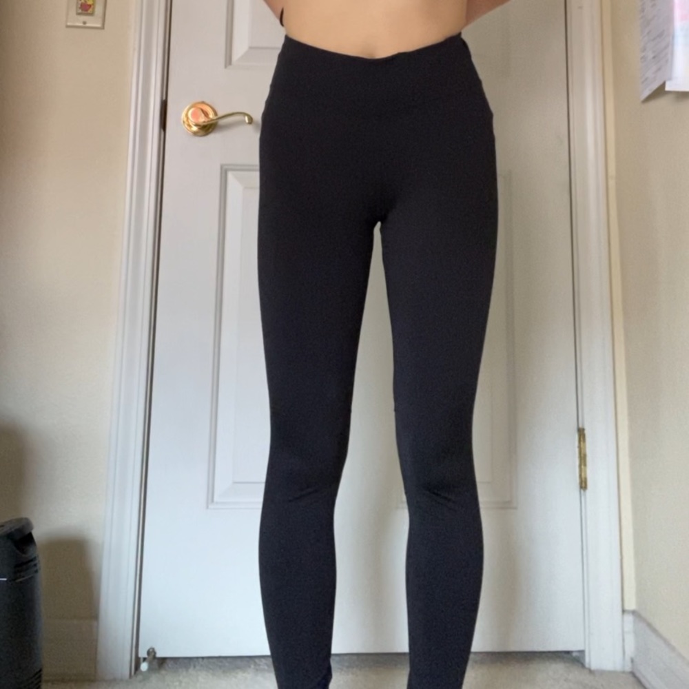 High Waisted Black Jockey Leggings